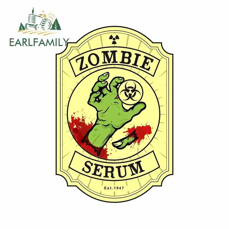 EARLFAMILY 13 см x 8 7 для удаления царапин на руке зомби водонепроницаемые