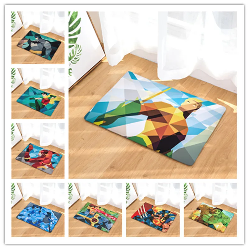 Новый термотрансферный фланелевый коврик с геометрическим рисунком цифровая