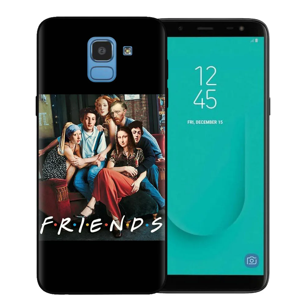 Черные силиконовые чехлы для телефонов Samsung J3 J5 J7 2017 J4 J6 Plus 2018 Note 10 Pro чехол с