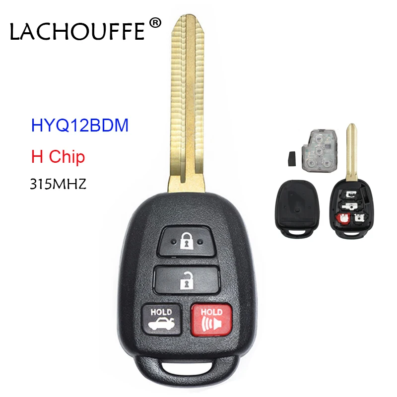 Для Toyota Prius Rav4 Camry Corolla 2014 2015 2016 2017 2018 дистанционный Автомобильный ключ 315HMz Fob H чип