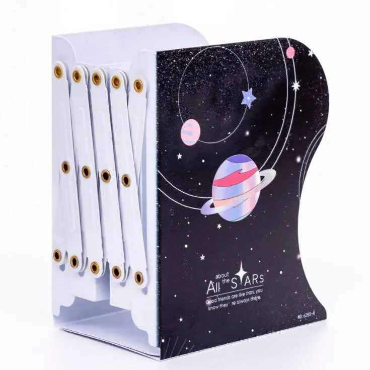 Металлический регулируемый Органайзер со звёздным небом для книг и