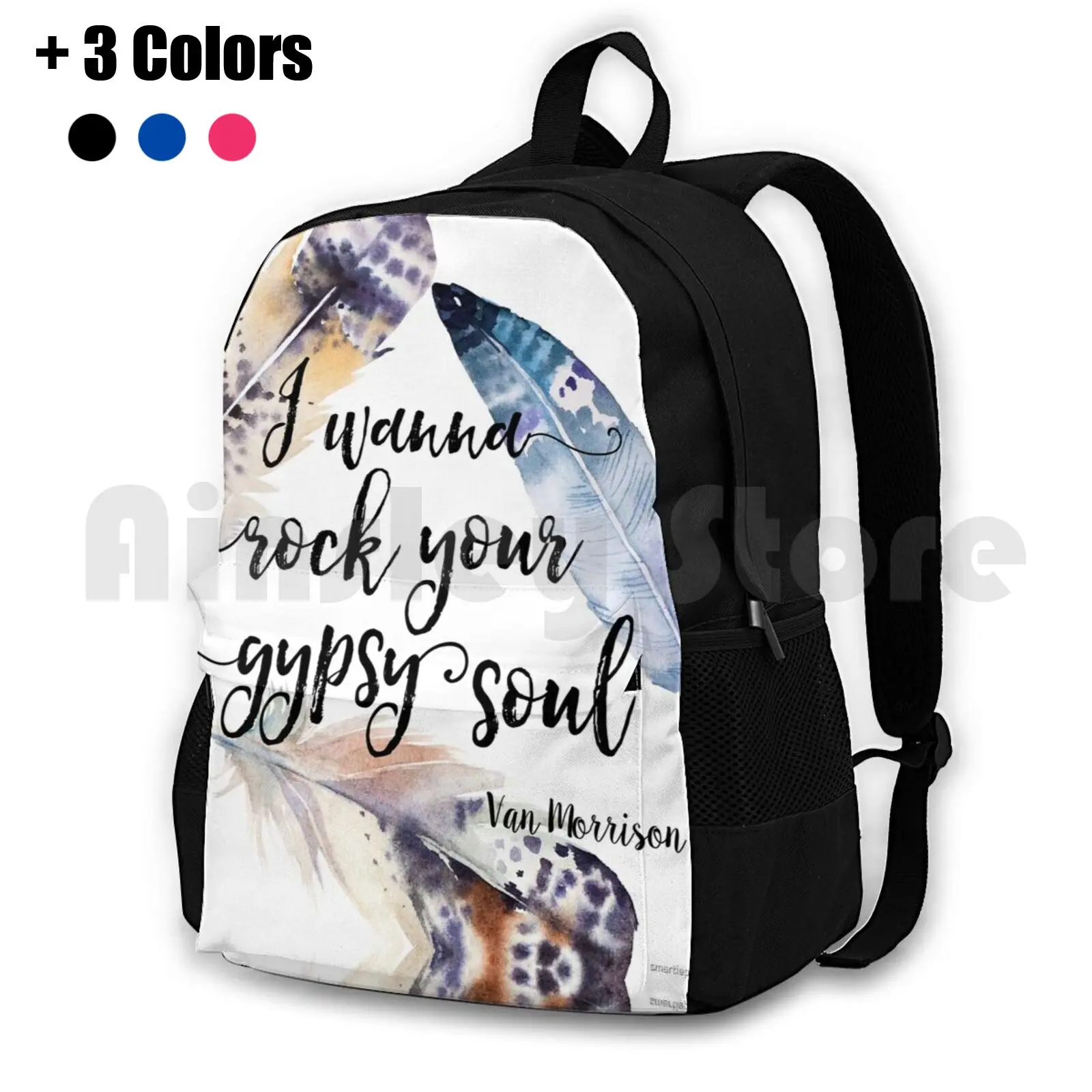 

Gypsy Soul-Into The Mystic Lyrics Outdoor Hiking Backpack Waterproof Camping Travel Van Morrison Into The Mystic Feathers Gypsy
