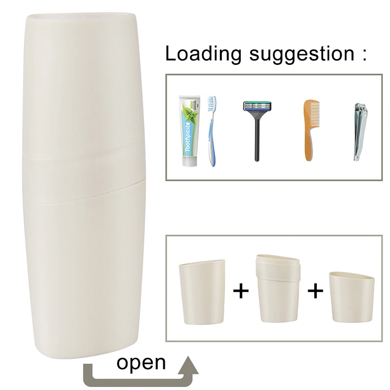 

2021 Portable Toothbrush Case Holder Outdoor Travel Camping Toothbrush Storage Organizer Box Bathroom Toothpaste Boxes
