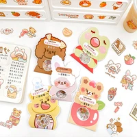 32 packlot cartoon animals decorative stationery stickers kawaii dog rabbit cat scrapbooking diy diary album stick label