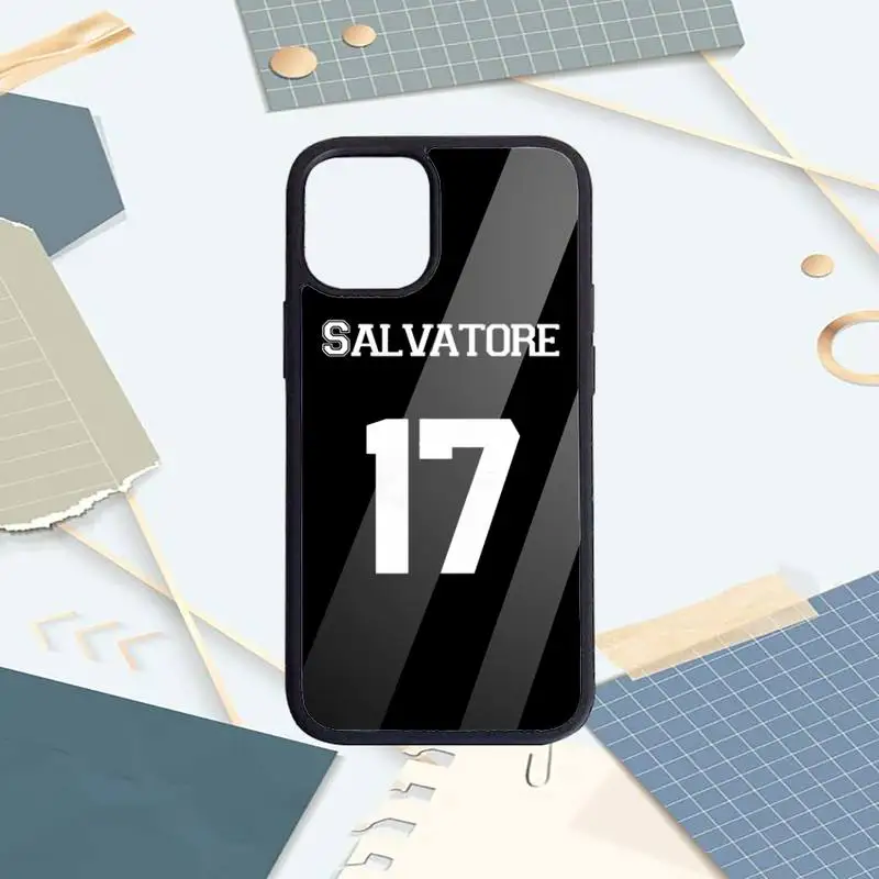 

The Vampire Diaries tv show Phone Cases PC for iPhone 11 12 pro XS MAX 8 7 6 6S Plus X 5S SE 2020 XR Luxury brand shell funda