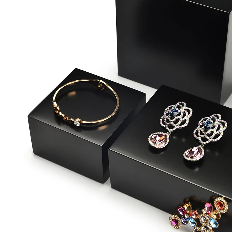 Oirlv Solid Wood Jewelry Stand For Ring Earrings Bracelet Necklace Display Stand Jewelry Organizer Jewelry Holder