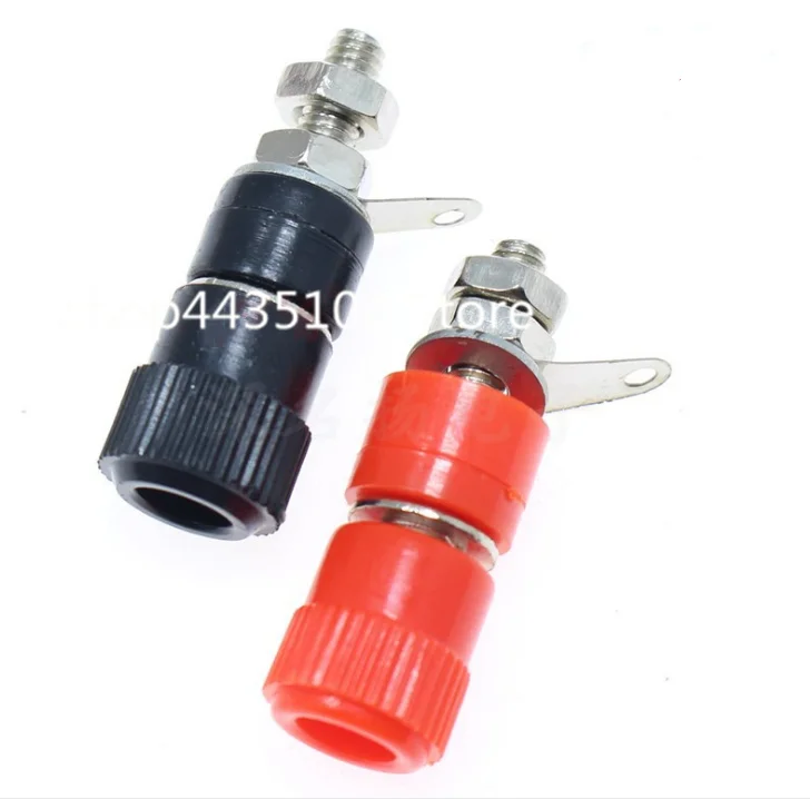 Mayitr 10 шт. 4 мм гнездо типа &quotбанан&quot никелированная Зажимная гайка штекер разъем