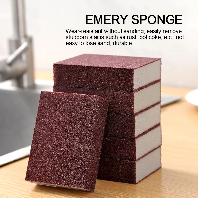

Magic Sponge Eraser Nano Emery Powerful Decontamination Rust Removal Descaling Wipe Stove Pots Bowls Cleaning Rub Kitchen Sponge