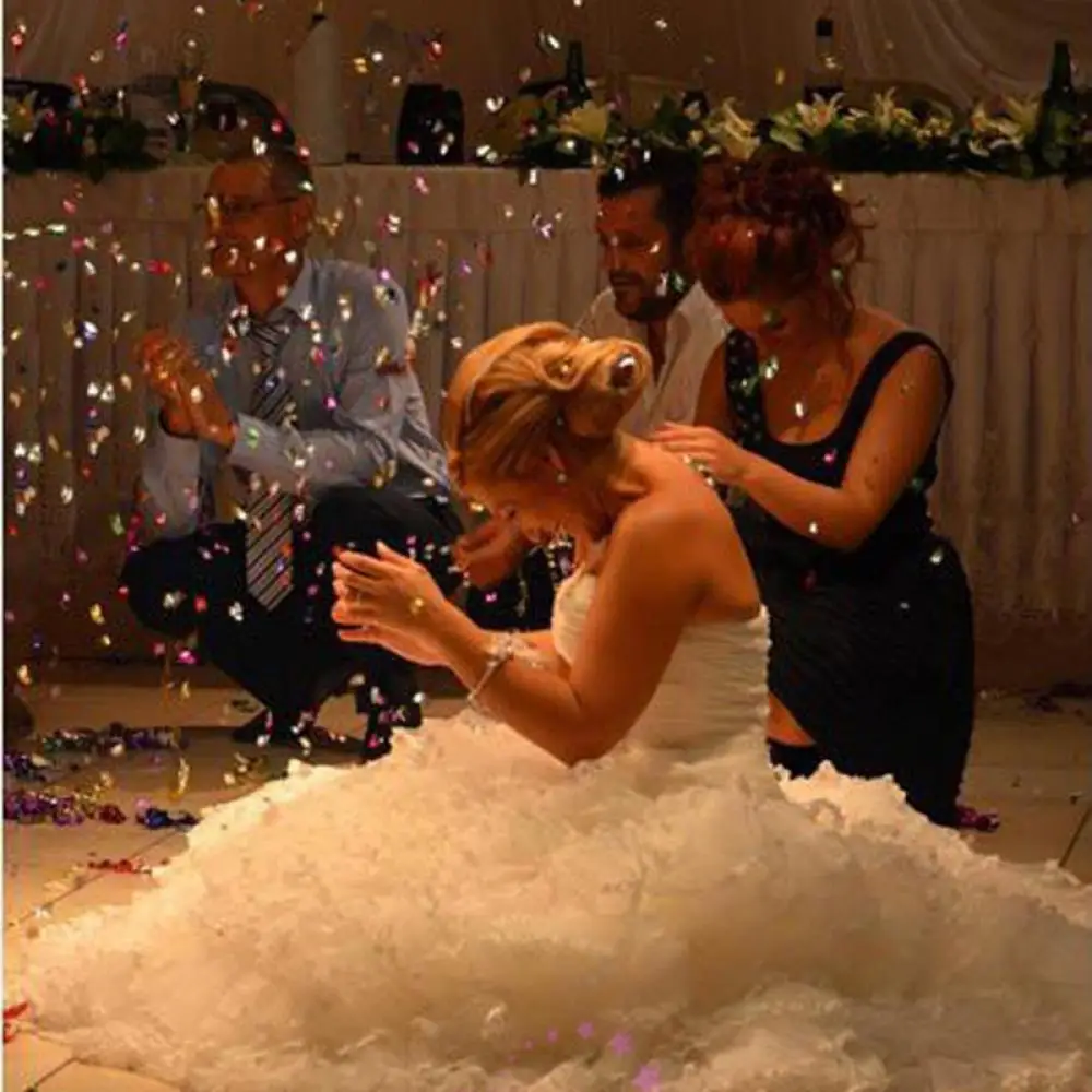 Лидер продаж 350 шт. вечерние столовые конфетти золотого и серебряного цвета