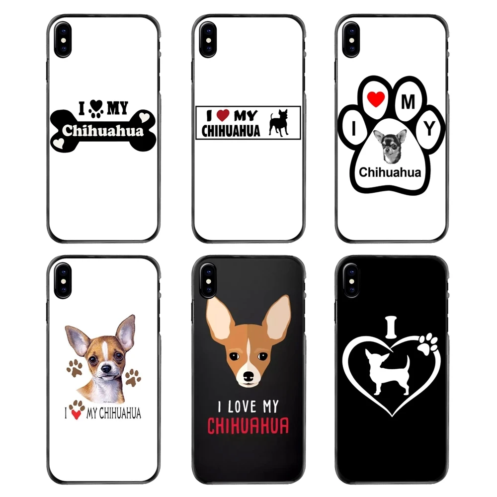 Дизайн с надписью &quotЯ люблю мою собака породы Чихуахуа Мопс для huawei P7 P8 P9 P10 Lite Plus