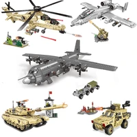 xingbao new 06021 06026 ww2 military battle series airplane tank helicopter armored car set building blocks moc bricks jugetes