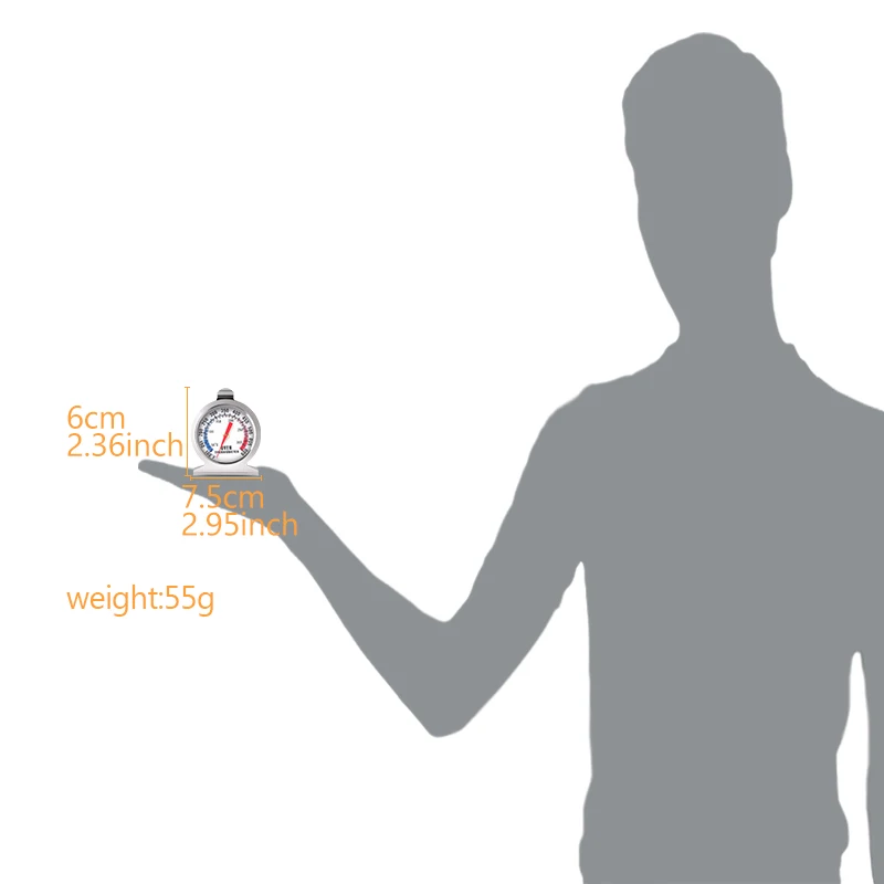 Лучший точный термометр для морозильной камеры/духовки измеритель температуры