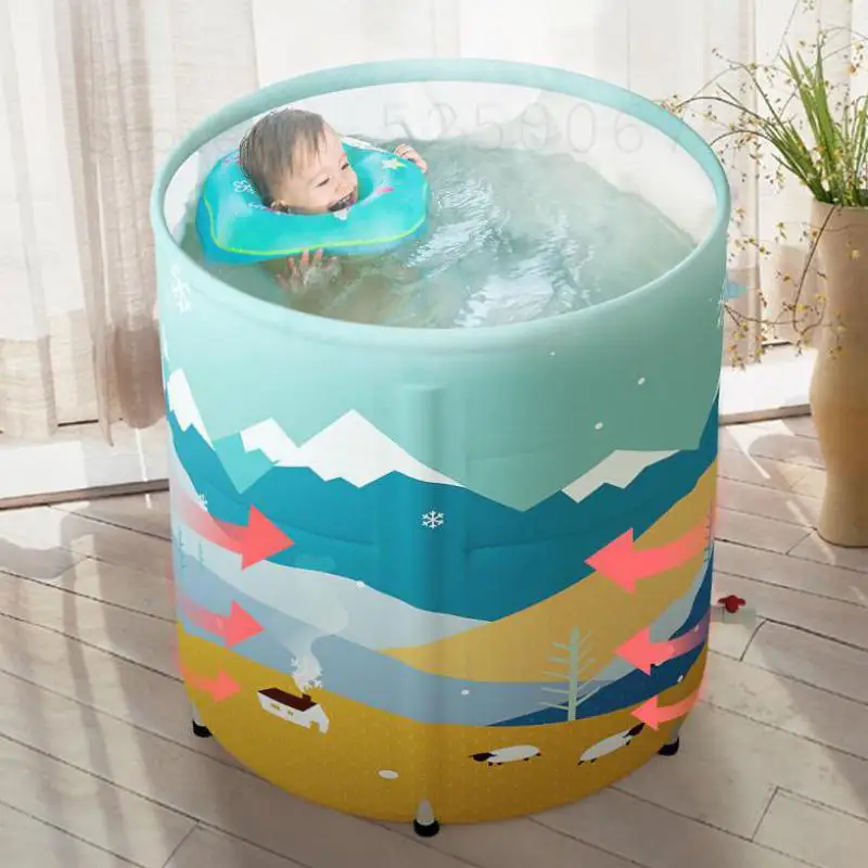 Детская баррель для плавания Бытовая Складная детская бочка ванны детский