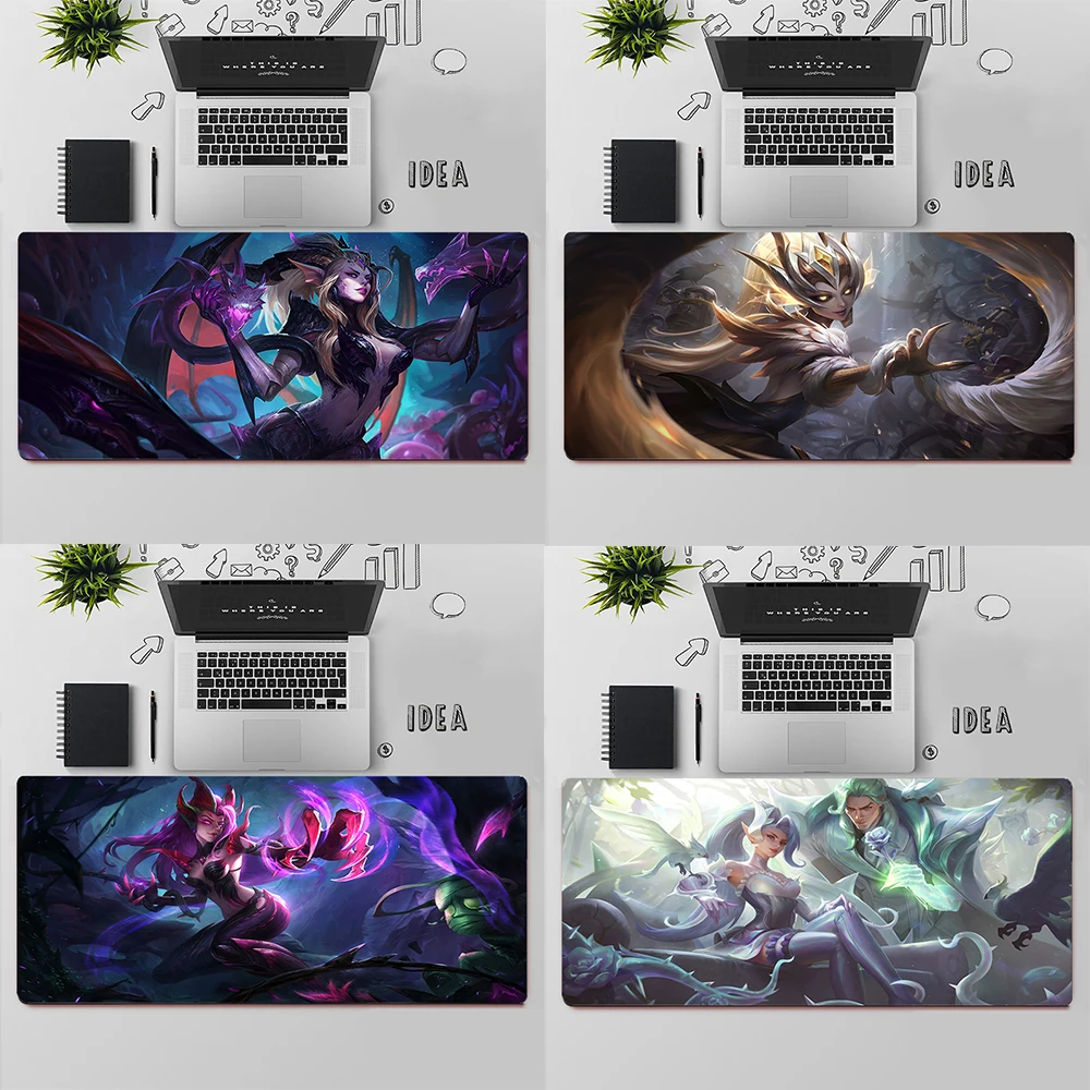 

Игровой коврик для мыши League of Legends Zyra, Большой Коврик Для Мыши для ПК, игровой компьютерный коврик для мыши, большой коврик для мыши XXL, Настол...