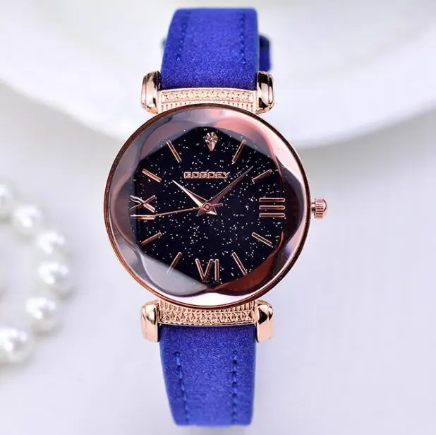 Часы женские кварцевые со звездным небом люксовые модные наручные |Женские часы|