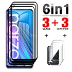 6 в 1 9H закаленное стекло для Oppo Realme Narzo 30 30A 5G защита для экрана мобильного телефона защитная стеклянная пленка на реальный мне