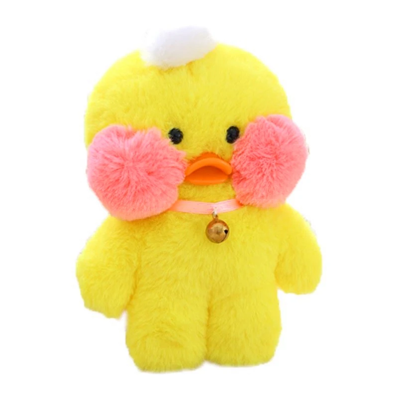 

INS Cafe Plush Figure Toys Duck Stuffed Animal The Internet Star Hyaluronic acid duck Mini Yellow Duck Pink Cheek