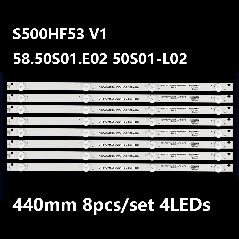 

LED backlight strip for LED-50B760 S500HF53 V1 58.50S01.E02 50S01-L02