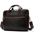 Мужской портфель из 100% натуральной кожи, сумка-мессенджер в стиле ретро, роскошная сумка для ноутбука, деловой бумажник, мужские сумки