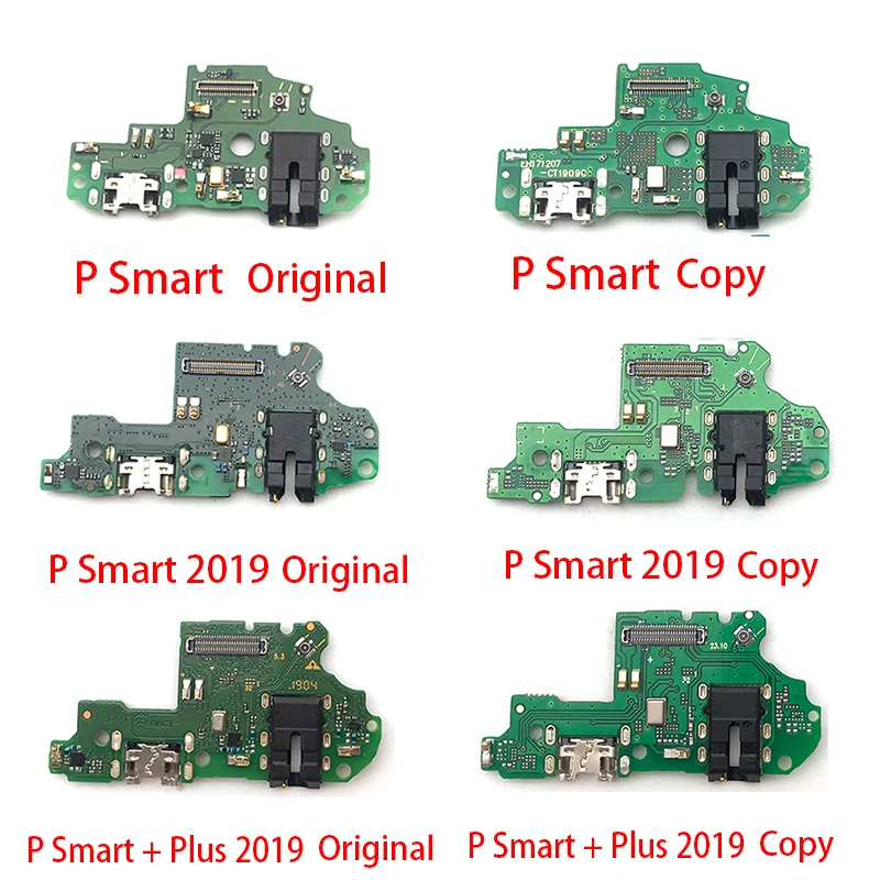

USB-порт для зарядки, док-станция, гибкий кабель, микрофонная плата для Huawei P Smart Plus 2019