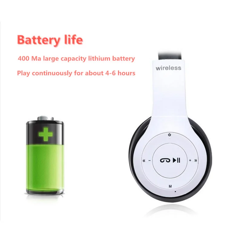 Многофункциональные Беспроводные стерео Bluetooth наушники FM радио MP3 плеер