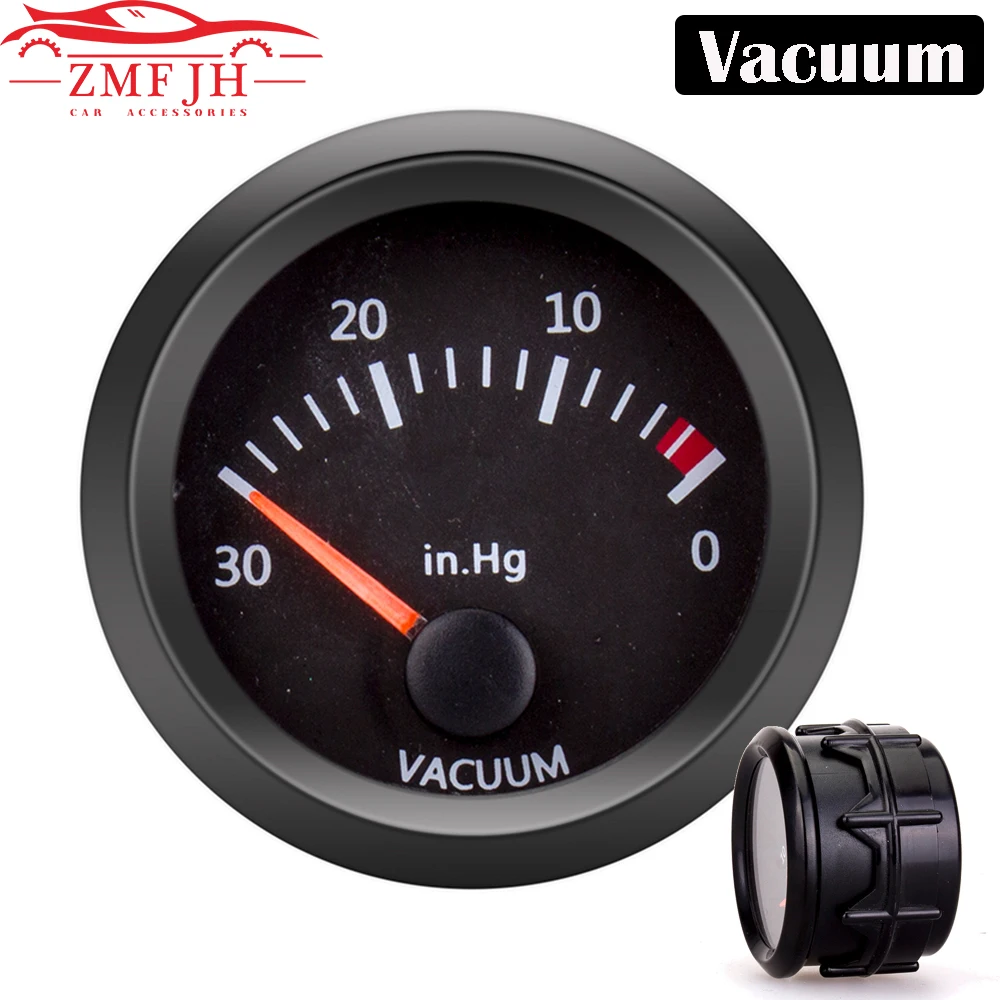 

2 "52 мм Вакуумный датчик Универсальный 12 в автомобильный Измеритель Белый светодиодный цифровой вакуумный указатель калибра 0 ~ 30 дюймов. Hg А...