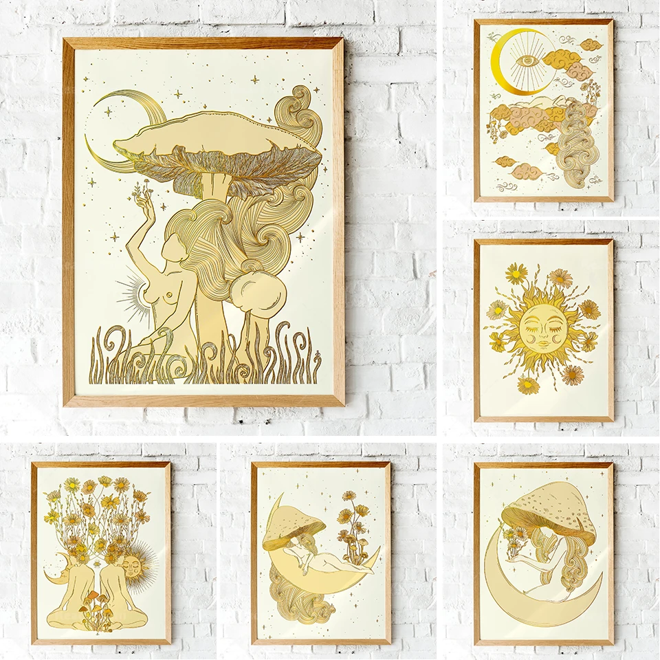

Yoga prints, yoga posture art prints, mandala wall art, boho style decoration, yoga gift ideas, mindfulness, meditation prints,