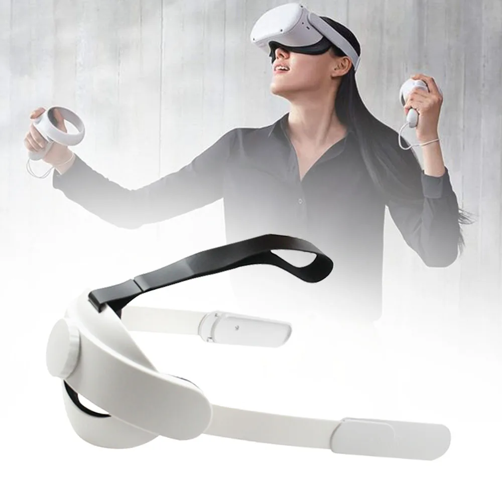 

For Oculus Quest 2 Head Strap VR Elite Strap Adjustable Comfort Improve Supporting Forcesupport Reality Access Increase Virtual