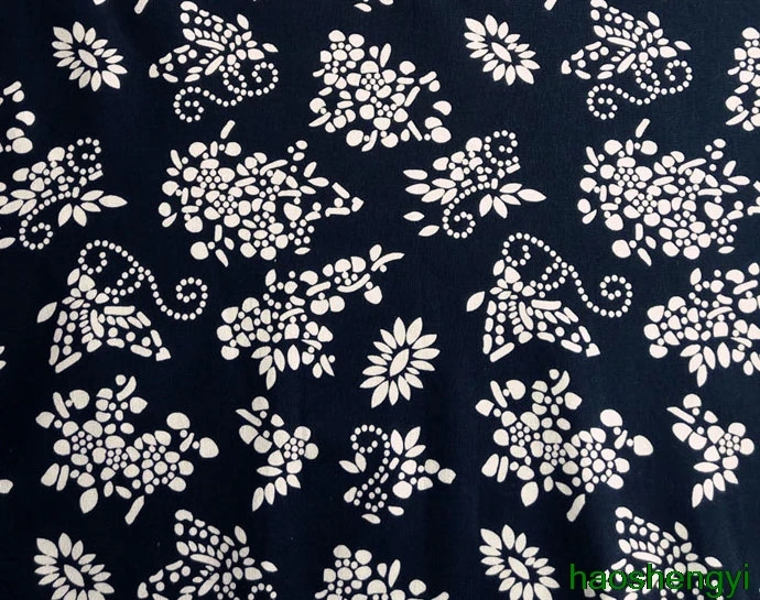Ткань ручной работы сделай сам ткань в китайском ретро стиле из сине белого