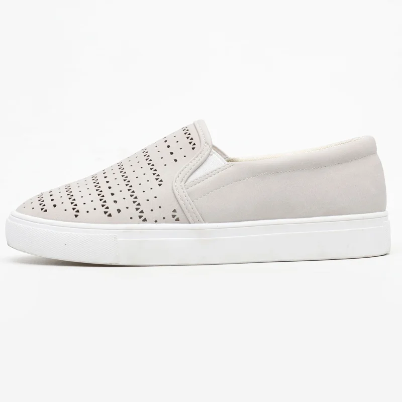 Новинка женская обувь на плоской подошве модные холщовые туфли с вырезами для