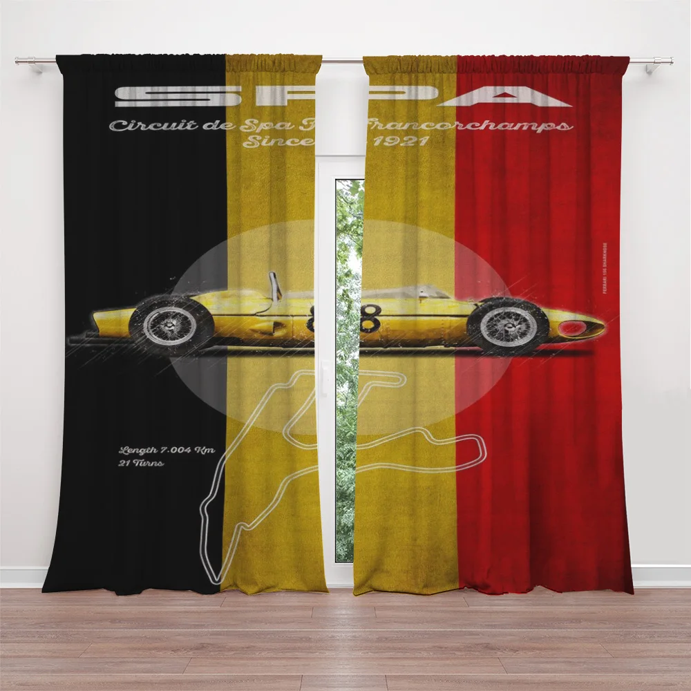 Спа винтажные шторы для гостиной 3D печать спальня детская комната украшение дома