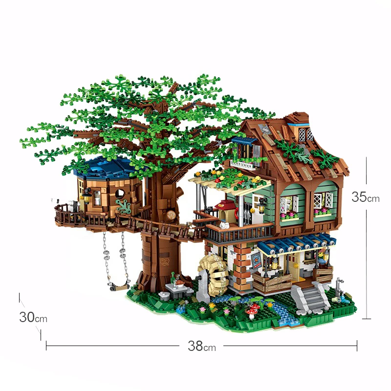 

Ideas Tree House 4761PCS Building Blocks Model Kit with Mini-figures DIY Treehouse Assembly Bricks Toys Sets for Children Gifts