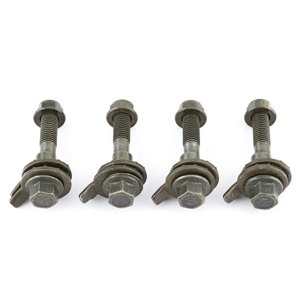 

4pcs/Set Camber Kit Cam Bolt 14mm Vehicles Steel Four Wheel Alignment Adjustable Camber Kit Cam Bolt