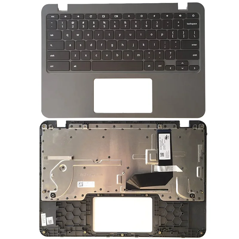 NEW Laptop For Acer Chromebook C731 C731T 6B.GM9N7.017-1 Laptop Palmrest Upper Case With Keyboard  Black