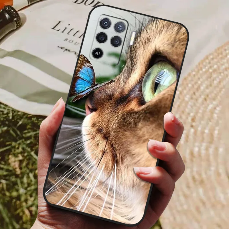 For OPPO Reno5 F Case Silicone Phone Cover for OPPO Reno5 Lite A94 4G Phone Cases for OPPO Reno 5 F 5F 5 Lite Bumper Fundas