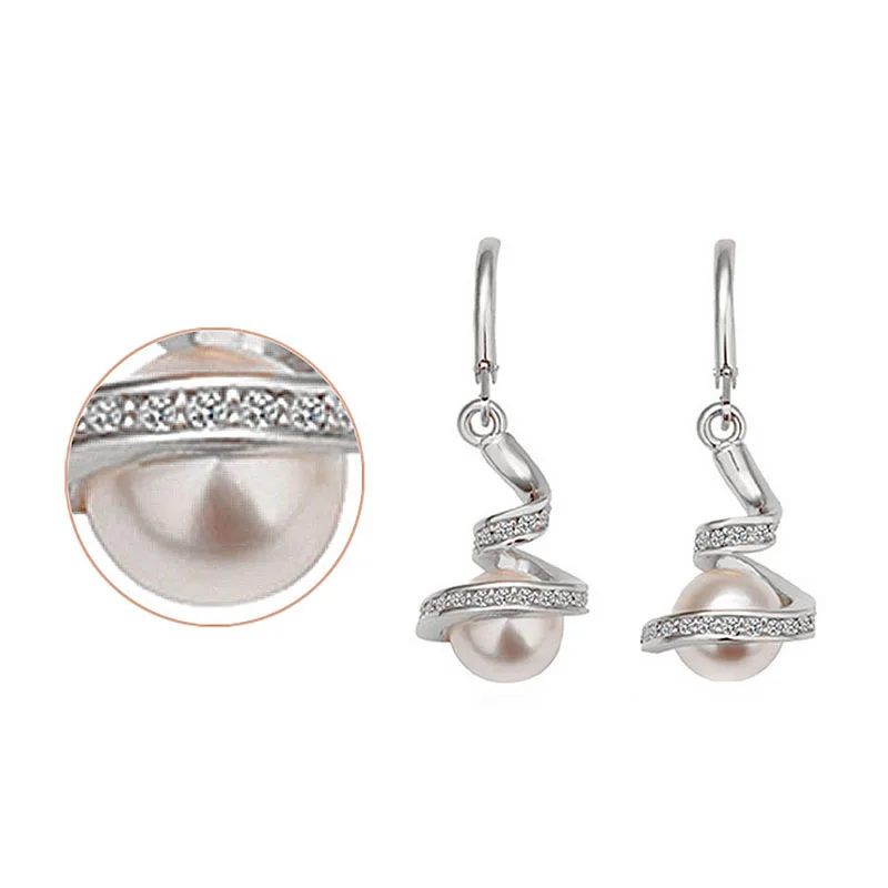New 2019 Hot Selling Pearl Earrings Japanese And Korean Beautiful Fashion Rose Gold For Gorgeous ladies | Украшения и аксессуары