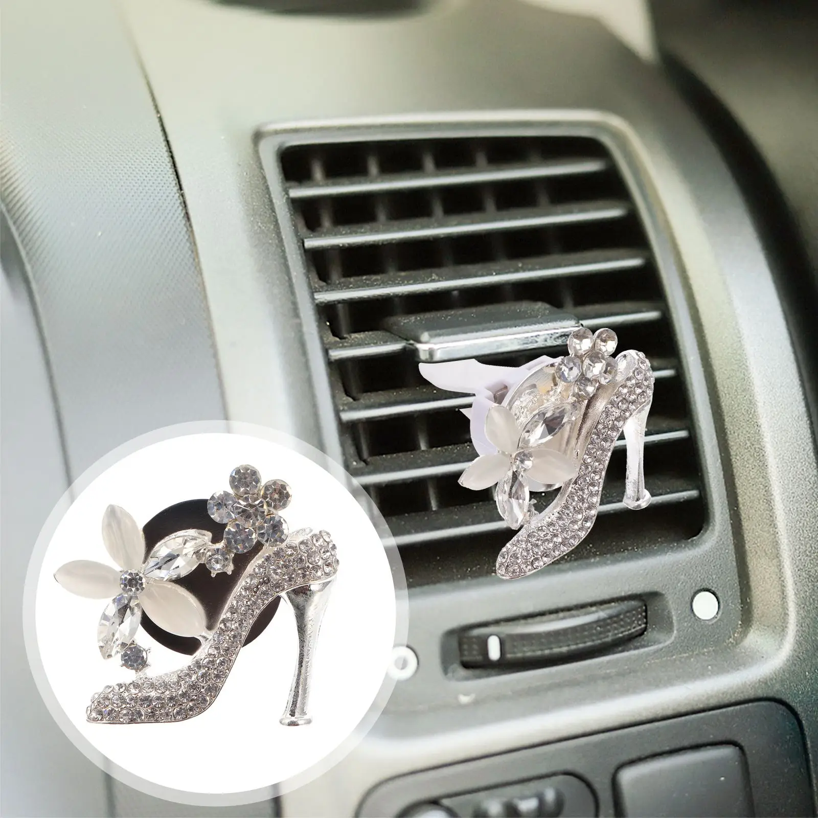 

1 pc Car Vent Aroma Diffuser High Heel Air Freshener Aromatherapy Decor Car Ornament Adornment