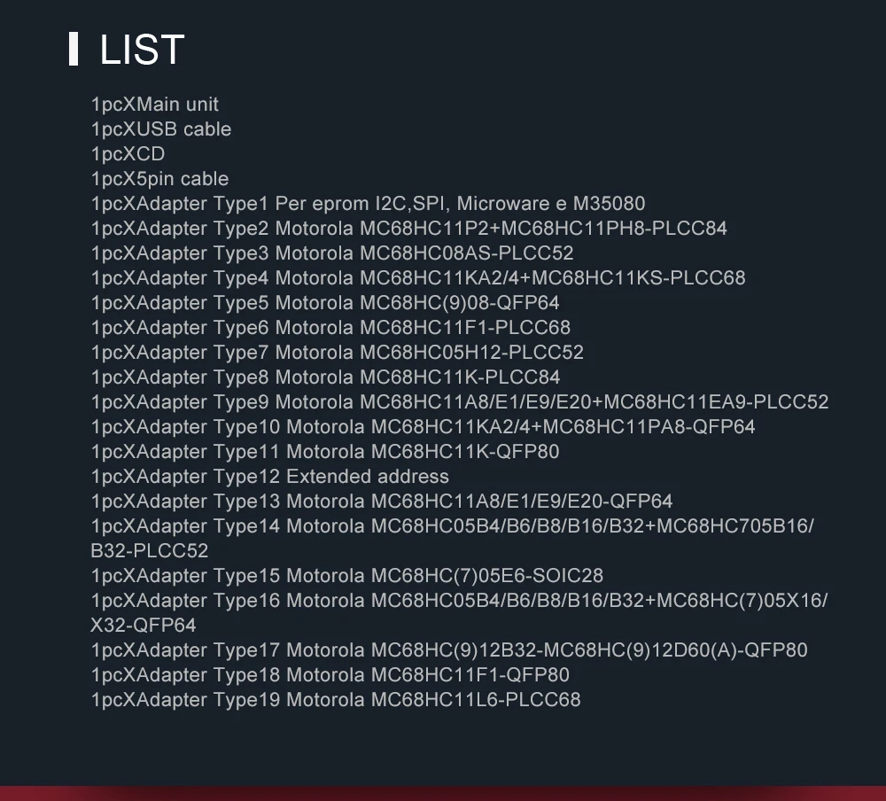 UPA USB программист USB V1.3 V2014 Программист Полный Адаптеры с функциями NEC 40Pin Zif Разъем 16Pin SOIC 93C чип 24C01 85C92