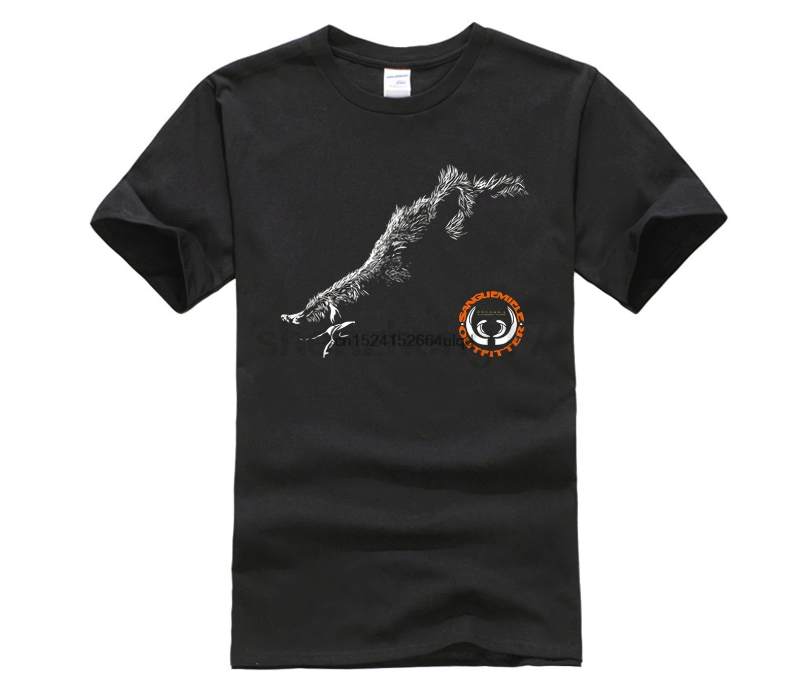 Горячие предложения печать летняя дикая футболка с кабаном кабан профиль