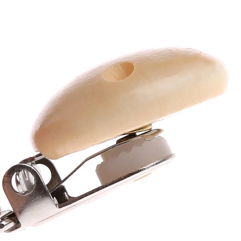 Детский держатель для соски из натурального дерева с бусинами|Шнурки и чехлы