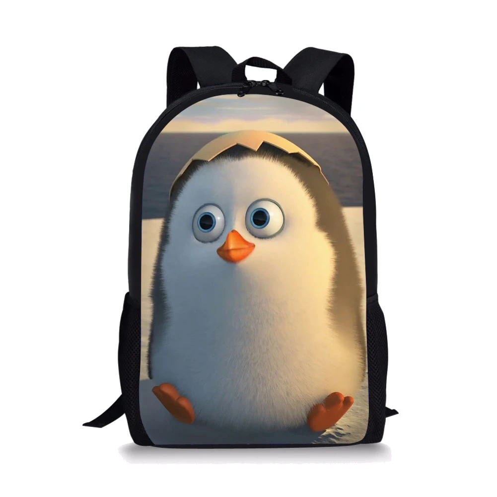 HaoYun School Backpack for Teenager Girls Boys Penguin Printed Primary Kids Adorable Children Bags Casual Travel 2019 new