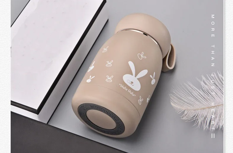 Детская бутылка для воды девочек 320 мл термокружка из нержавеющей стали 304