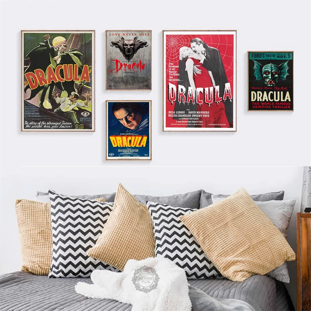 Классические Современные Декоративные постеры из фильма Дракула украшение для