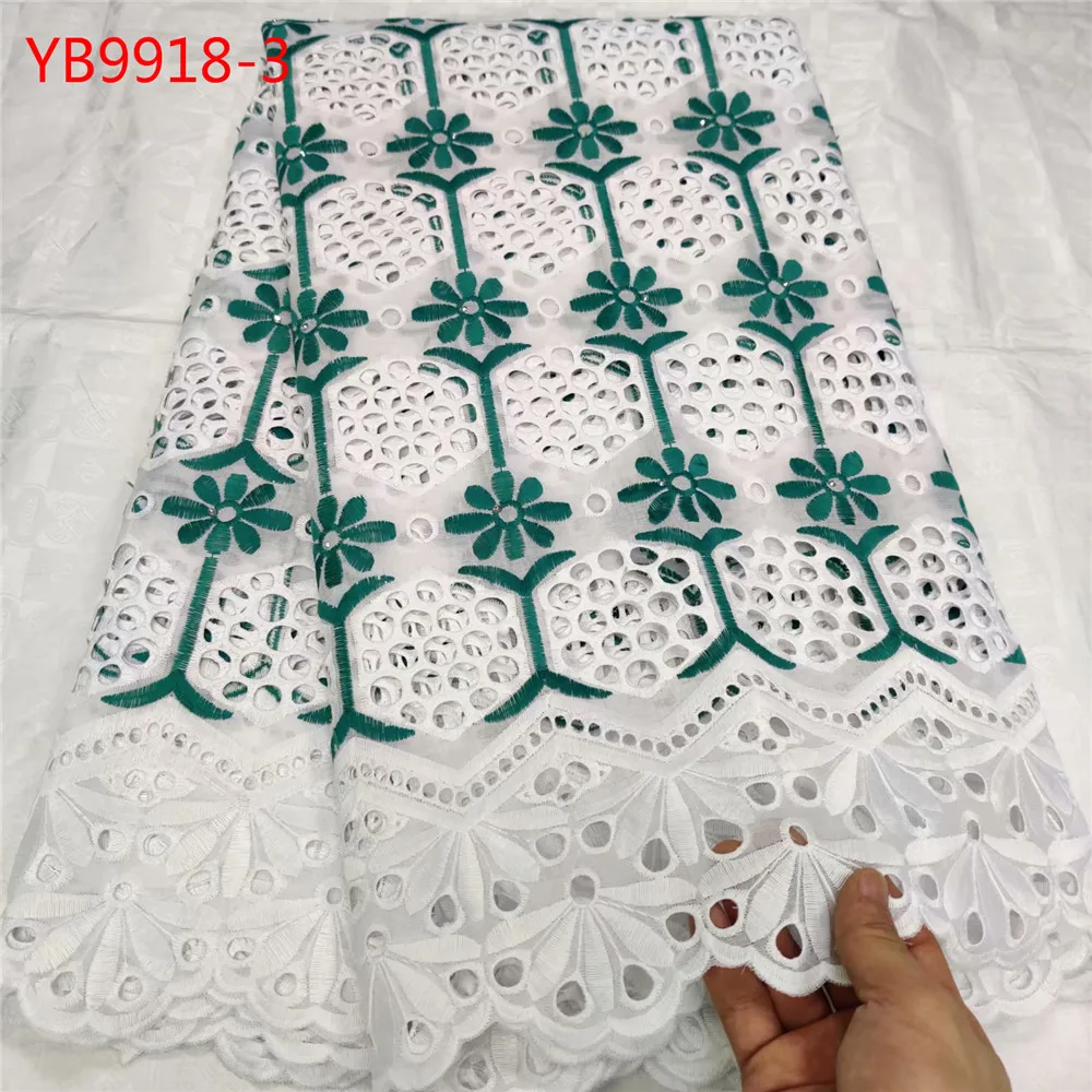 Очень хорошая цена последняя оптовая продажа Нигерия Африканский хлопок вышивка