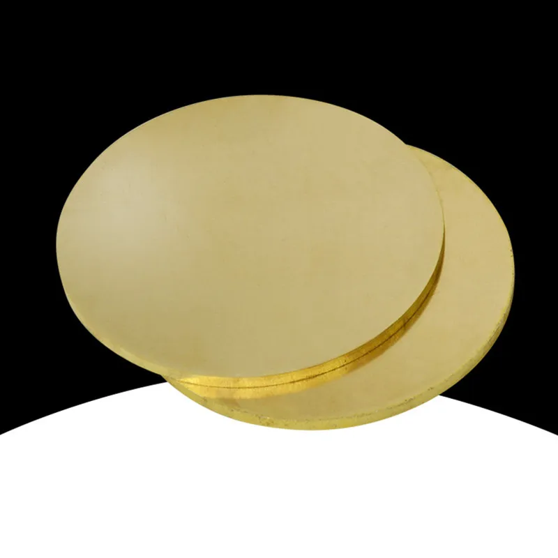 H62 медная пластина круглая тонкая прокладка лазерная резка гравировка обработка