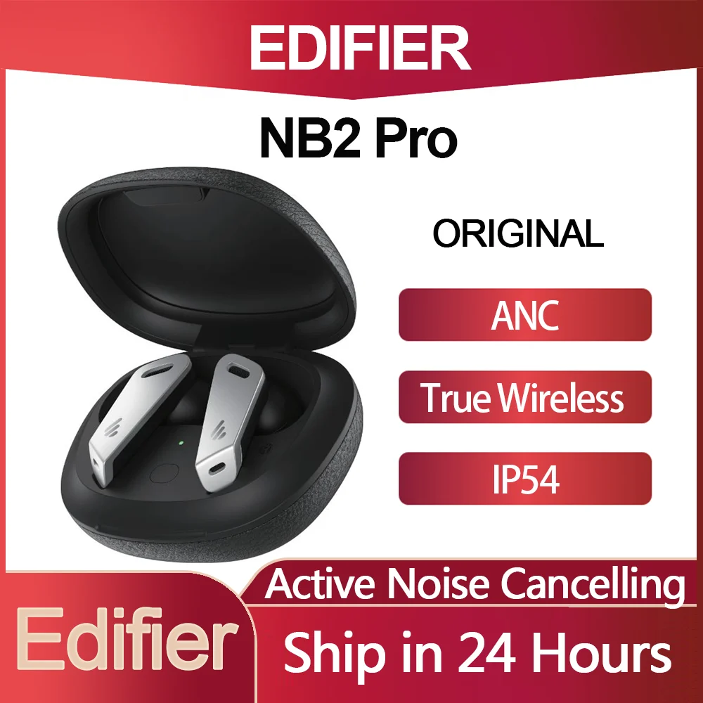 

Original EDIFIER TWS NB2 Pro Active Noise Cancelling Earbuds Bluetooth True Wireless Earphone ANC IP54 Crystal Clear Headset