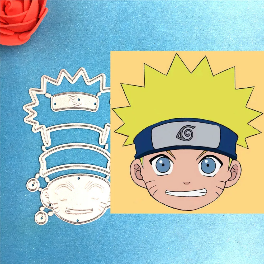 

1PC Naruto Metal Cutting Dies Christmas Stencils For DIY Scrapbook Paper Card Decorative Craft Embossing Cutdie