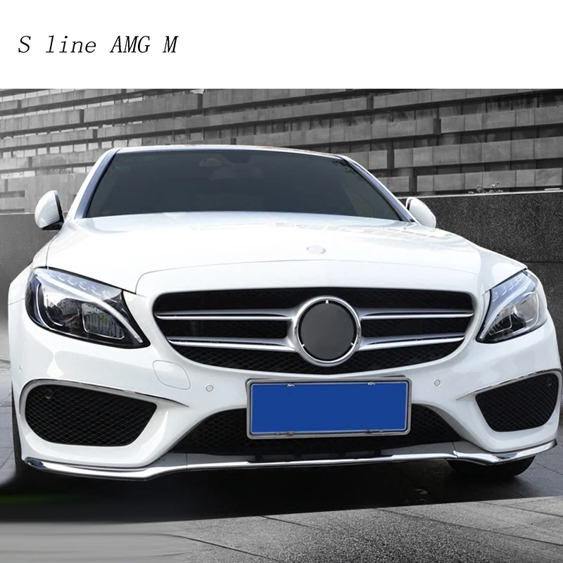 Для Mercedes Benz C Class W205 автомобильный Стайлинг передние противотуманные фары крышка