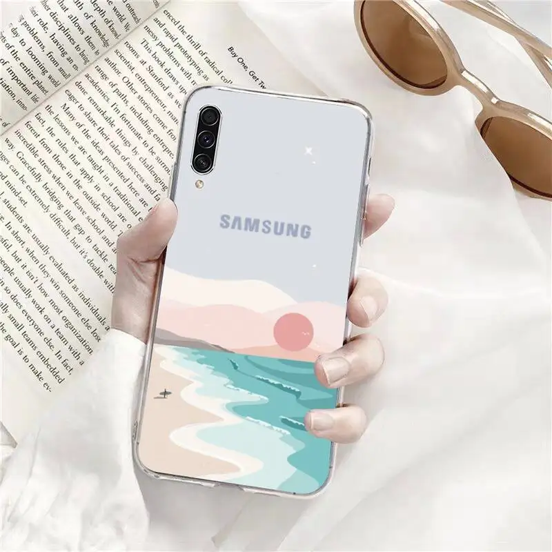 

art highway landscape Phone Cases Transparent for Samsung s9 s10 s20 Huawei honor P20 P30 P40 xiaomi note mi 8 9 pro lite plus