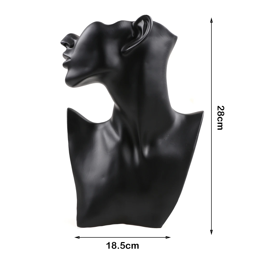 

Creative Earrings Necklace Pendant Figurine Display Holder Stand Resin Material Women Jewelry Showcase Rack Accessories
